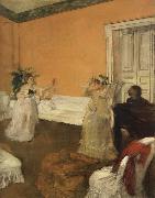 Edgar Degas The Song Rehearsal painting